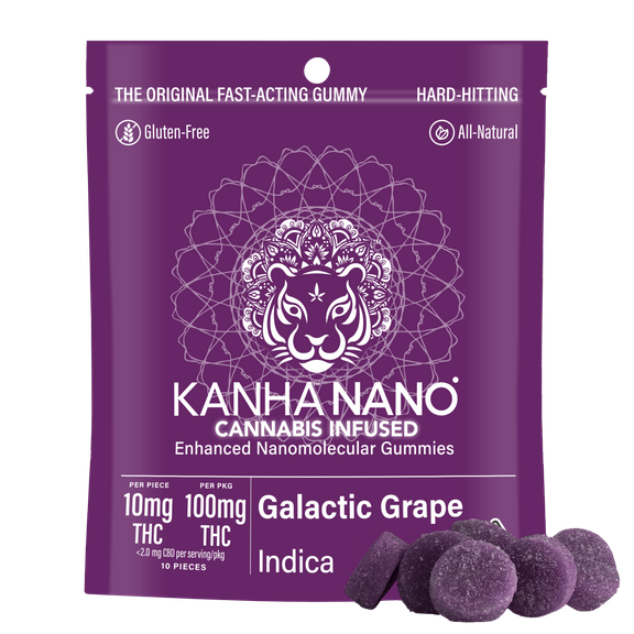 Indica Galactic Grape NANO Gummies